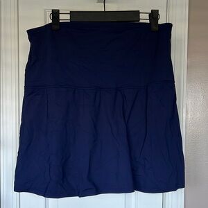 Land End Navy Blue swim skirt